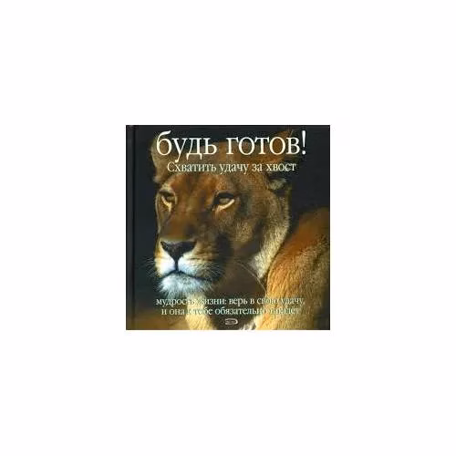 Book cover: Будь готов! Схватить удачу за хвост. Мудрость жизни. Верь в свою удачу, и она к тебе обязательно придет (L)