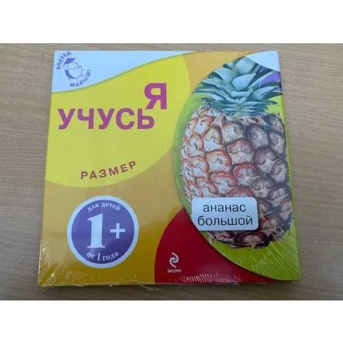 Book cover: Я учусь. Размер. Большой ананас