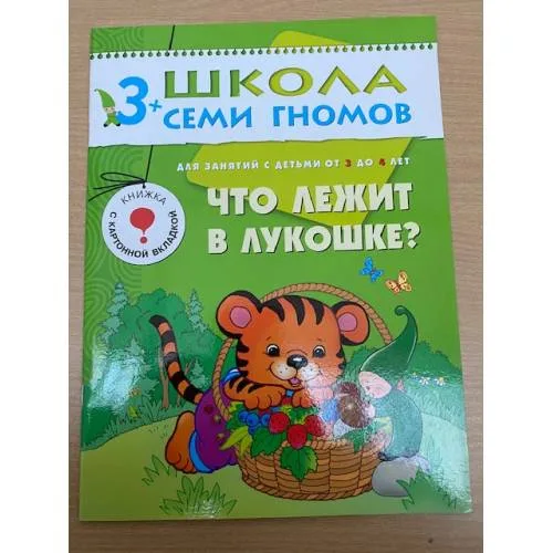 Book cover: Школа семи гномов (3+).  Что лежит в лукошке?