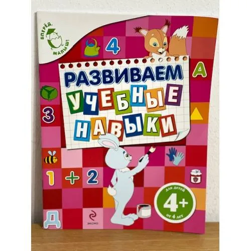 Book cover: Развиваем учебные навыки (4+)