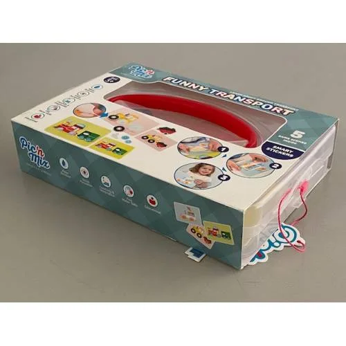 Book cover: Умные липучки "Весёлый транспорт" Picnmix