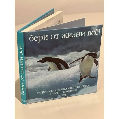 Book cover: Бери от жизни всё!  Мудрость жизни: Как добиваться успеха в любых начинаниях