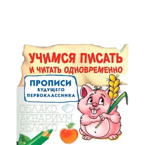 Учимся писать и читать одновременно. Прописи будущего первоклассника