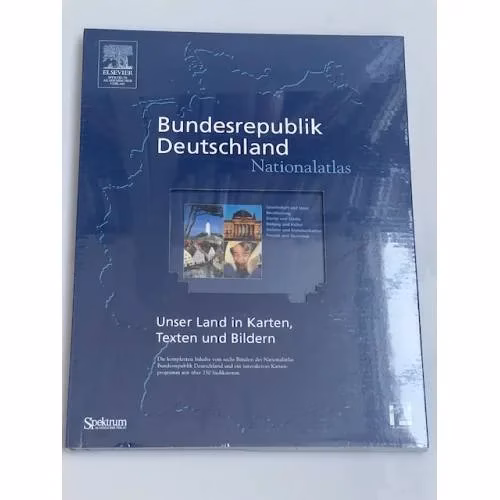 Book cover: Bundesrepublik Deutschland Nationalatlas