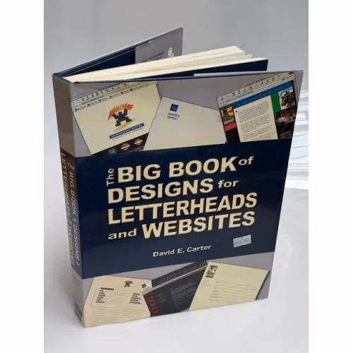 Book cover: The Big Book of Designs for Letterheads and Websites