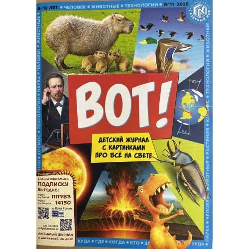 Book cover: Вот! Детский журнал с картинками №11 2025